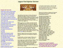 Tablet Screenshot of jaguarfuelinjectorservice.com